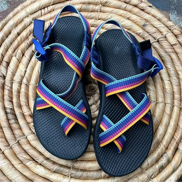 Chaco | Shoes | Chaco Multicolor Strappy Sandals | Poshmark display picture 3